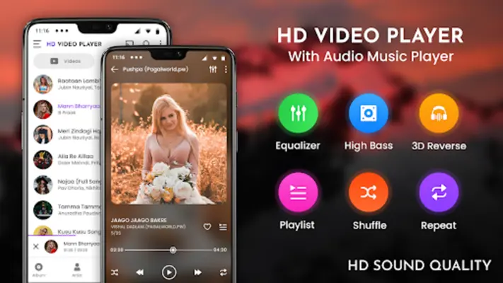 HD Video Player android App screenshot 0